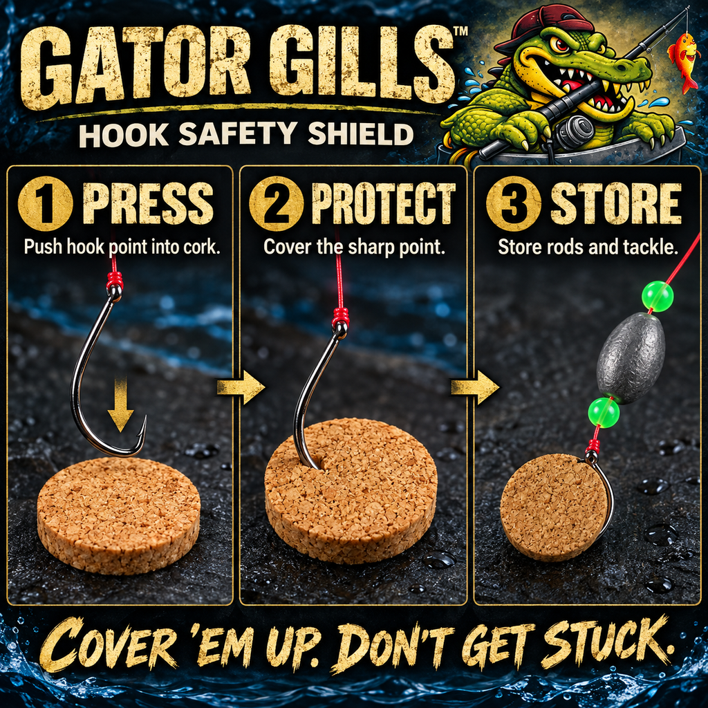 Gator Gills™ Hook Safety Shields
